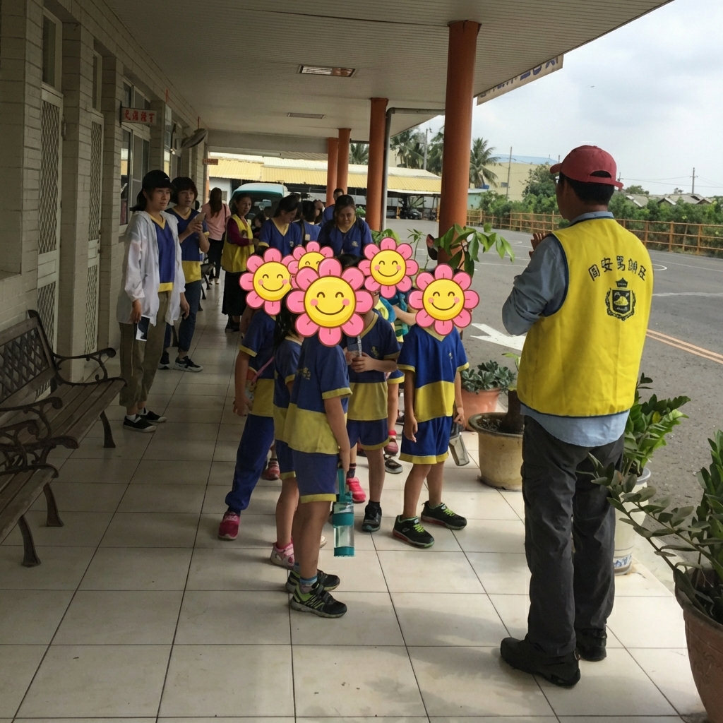 向日葵幼稚園交通安全週戶外教學